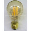 CE RoHS FCC A60g Gold Print E27 Base en laiton LED Filament Bulb